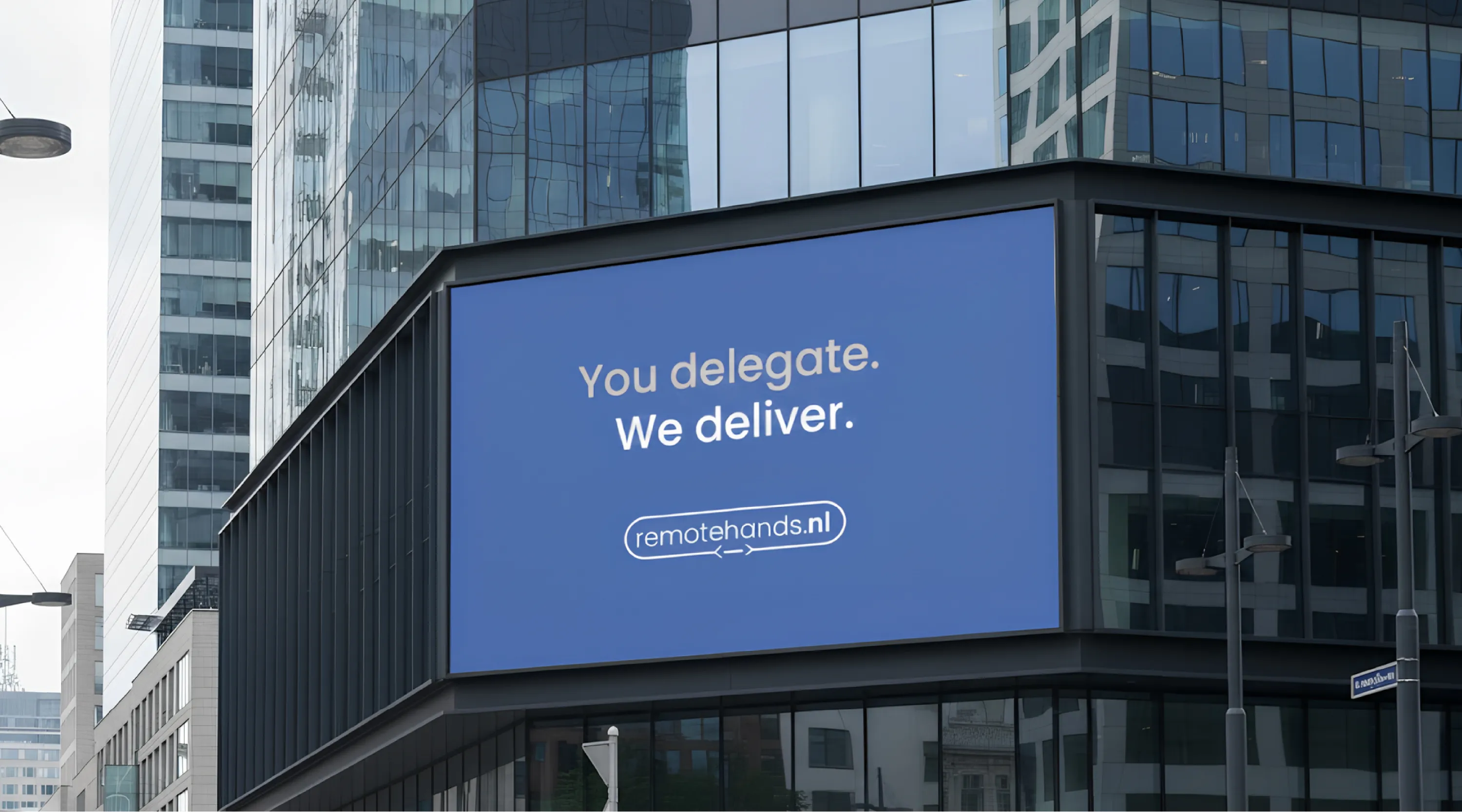 RemoteHands.nl billboard